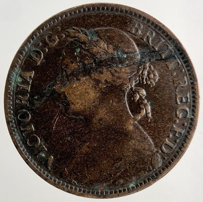 1893 Victoria Farthing Coin | Fine Collectable Grade | a7728