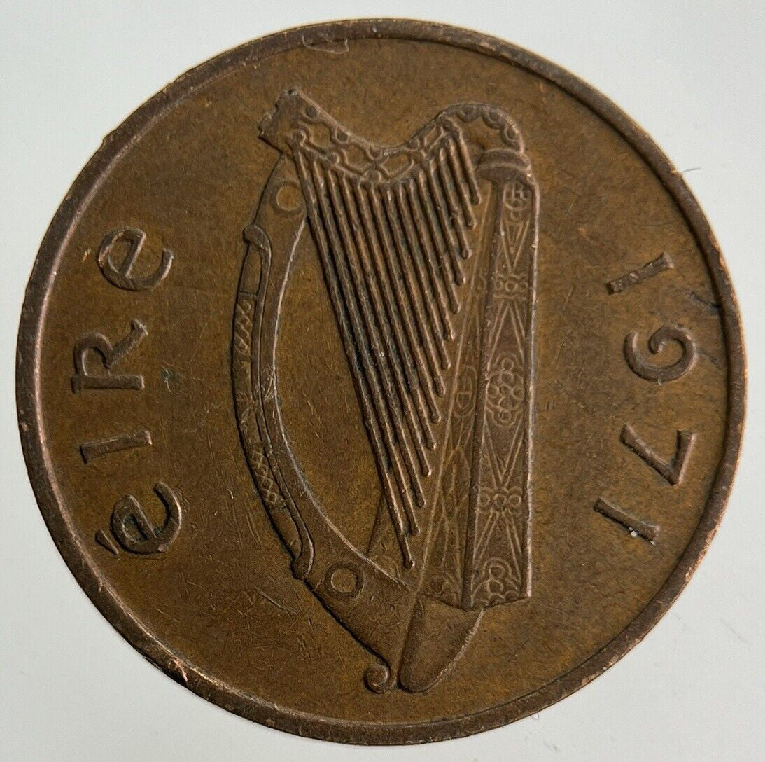 1971 Irish 1p One - Pence Coin | Fine Collectable Grade