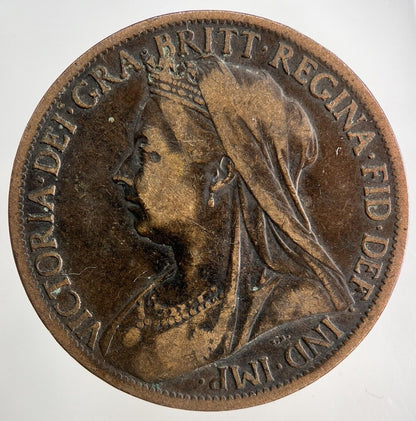 1901 Victoria One Penny Coin | Fine Collectable Grade