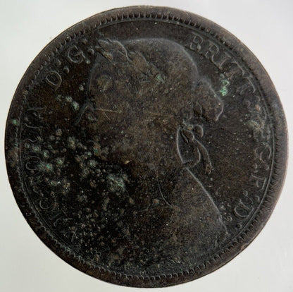 1887 Victoria Half - Penny Coin | Fine Collectable Grade