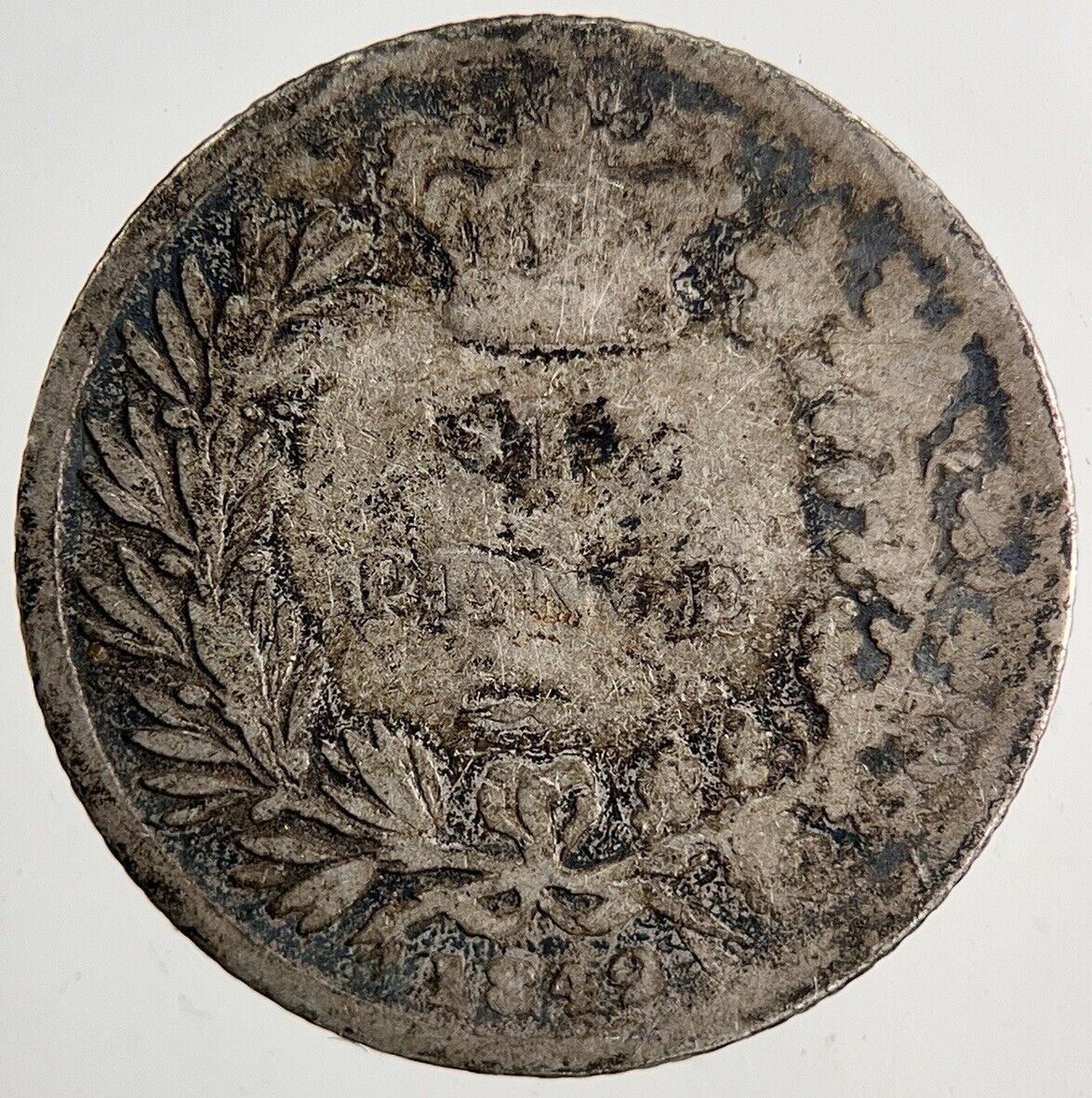 1842 Victoria Sixpence Silver Coin | Collectable Grade | a6498