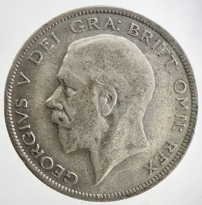 1928 George V Half - Crown Silver Coin | Fine Collectable Grade