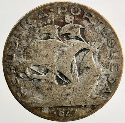 1944 Portugal 2.5 Escudos Silver Coin | Collectable Grade