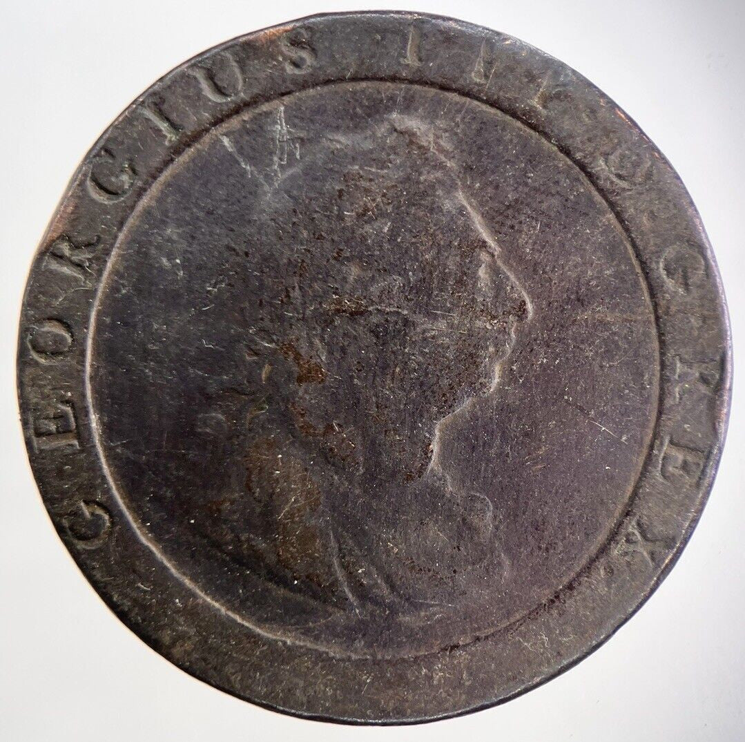 1797 George III 3rd Cartwheel Penny Coin | Collectable Grade