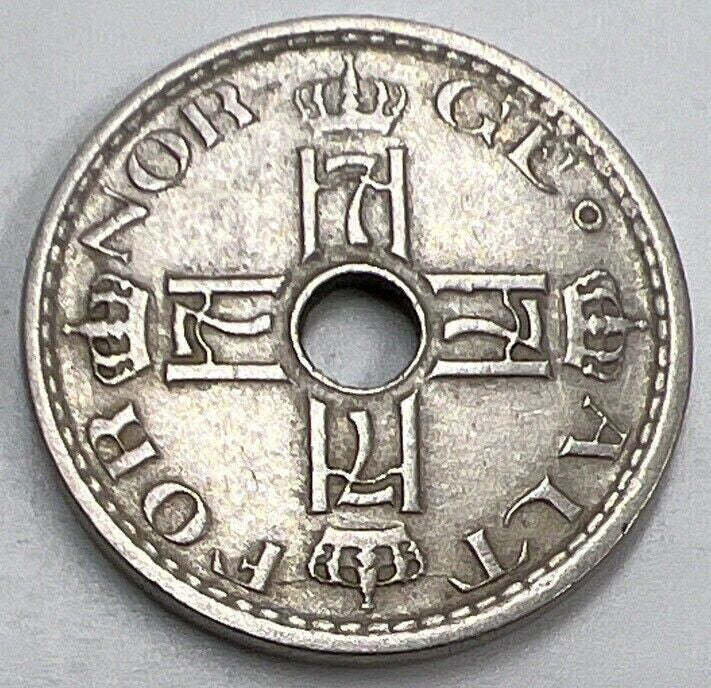 1929 50 Ore | Norway Coin | Collectable Grade | a573