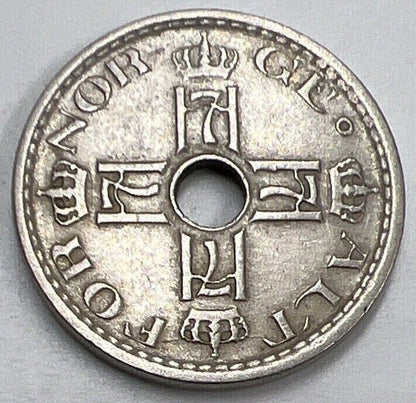 1929 50 Ore | Norway Coin | Collectable Grade | a573