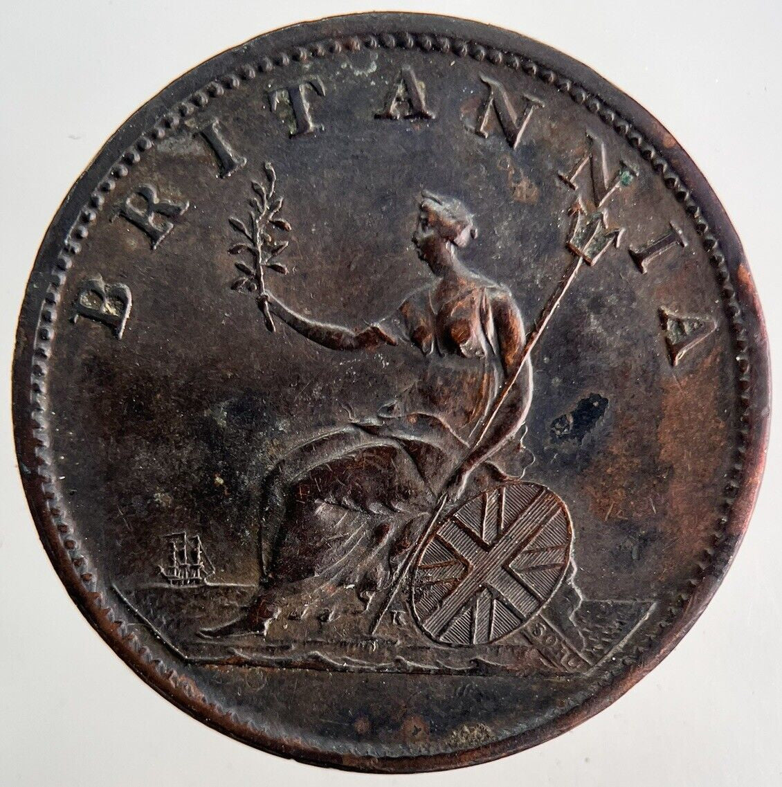 1807 George III 3rd Half - Penny Coin | Very High Grade