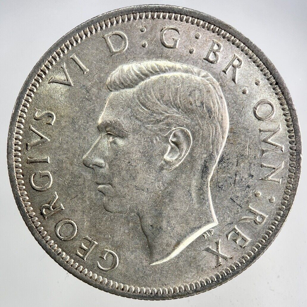 1942 George VI Half - Crown Silver Coin | Very High Grade