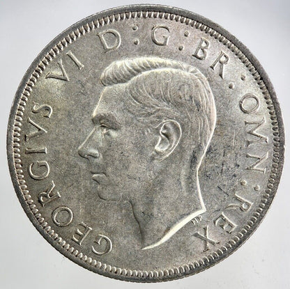 1942 George VI Half - Crown Silver Coin | Very High Grade