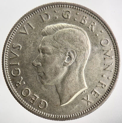 1945 George VI Silver Half - Crown Coin | Fine Collectable Grade