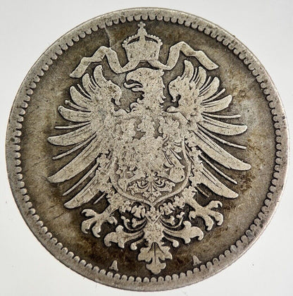 1875 Germany 1 One Mark Silver Coin | Collectable Grade | a8775