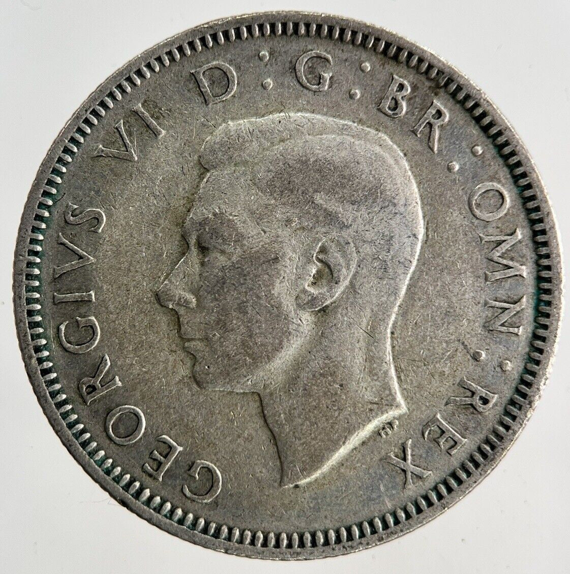 1944 George VI Shilling Silver Coin | Fine Collectable Grade