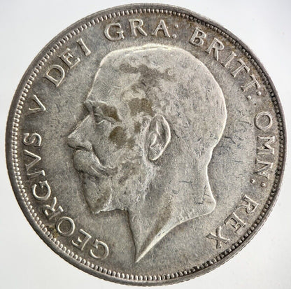 1923 George V Half - Crown Silver Coin | Fine Collectable Grade