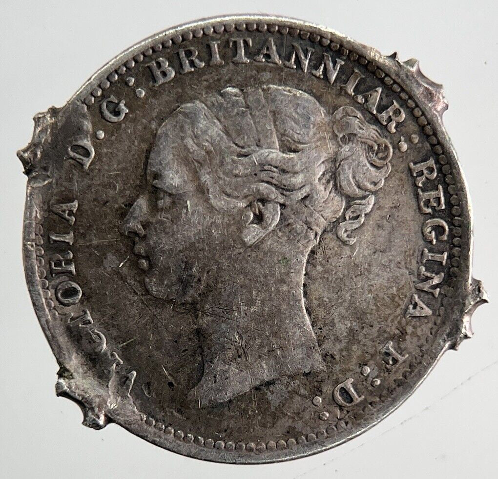 1886 Victoria Threepence Silver Coin | Very High Grade