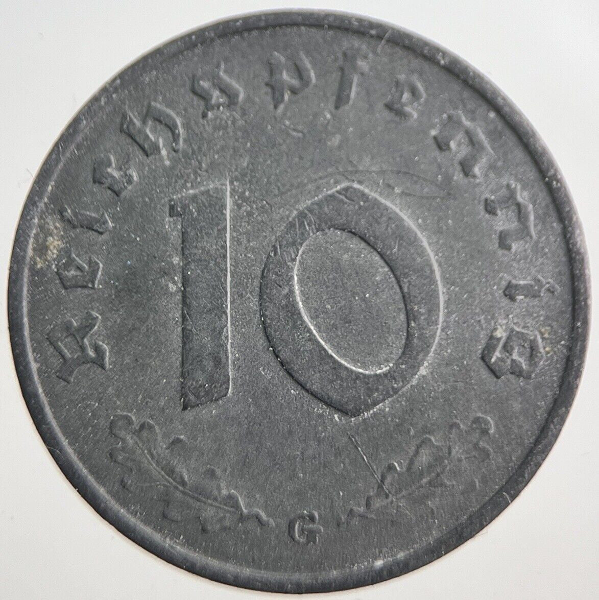 1938 - G Germany Nazi 10 Pfennig Coin | Very High Grade | a7874