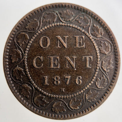 1876 - H Canada 1 One Cent Coin | Very High Grade