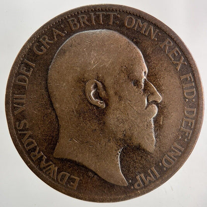 1902 Edward VII One Penny Coin | Collectable Grade