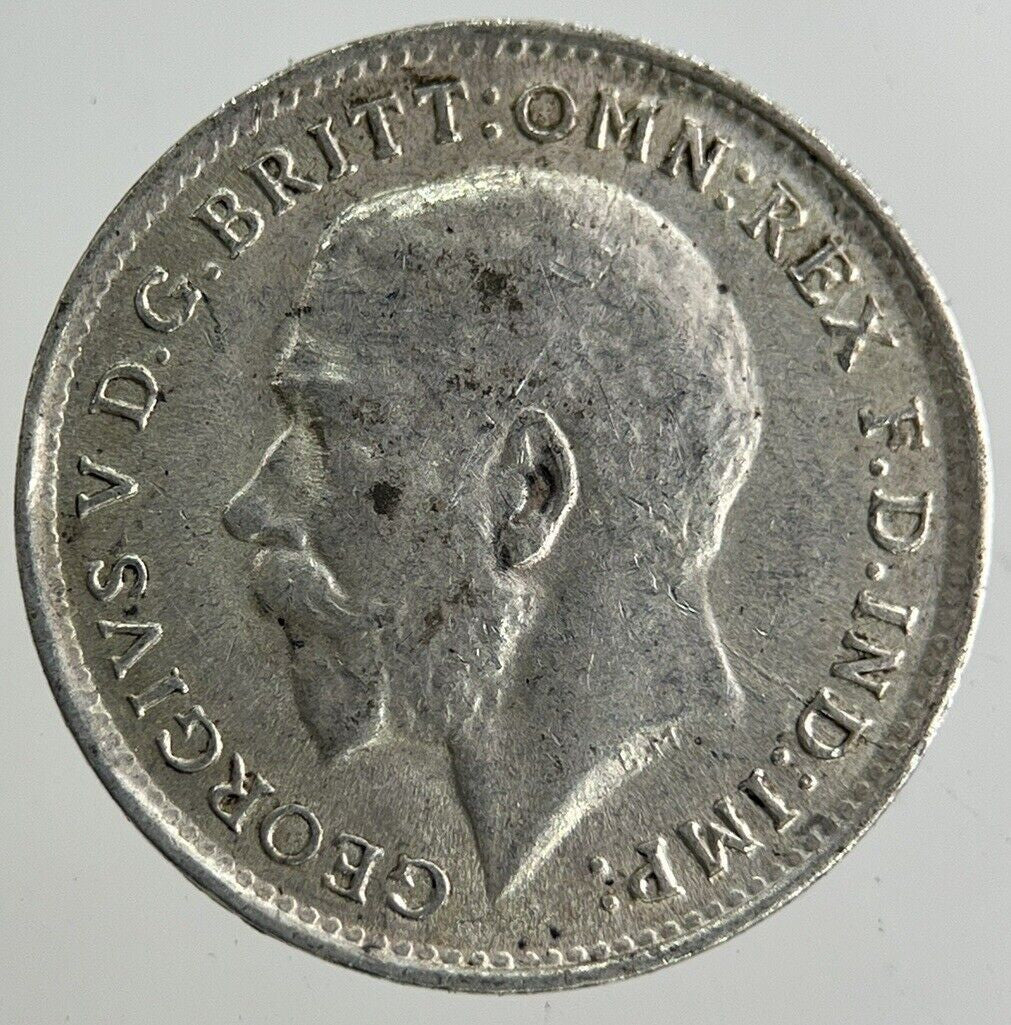 1916 George V Threepence Silver Coin | Very High Grade