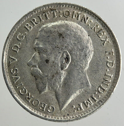 1916 George V Threepence Silver Coin | Very High Grade