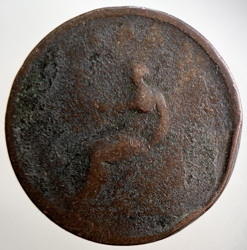 1806 George III Half - Penny Coin | Fair Grade | a3694