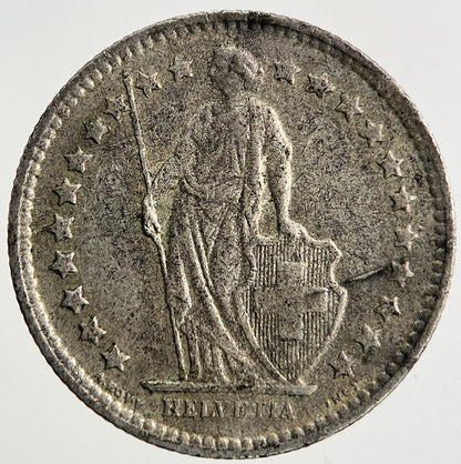 1962 Switzerland Swiss 1/2 Half Franc Silver Coin | Fine Collectable Grade