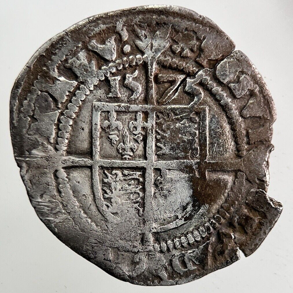 1575 Elizabeth I 1st Hammered Threepence Silver Coin | Collectable Grade