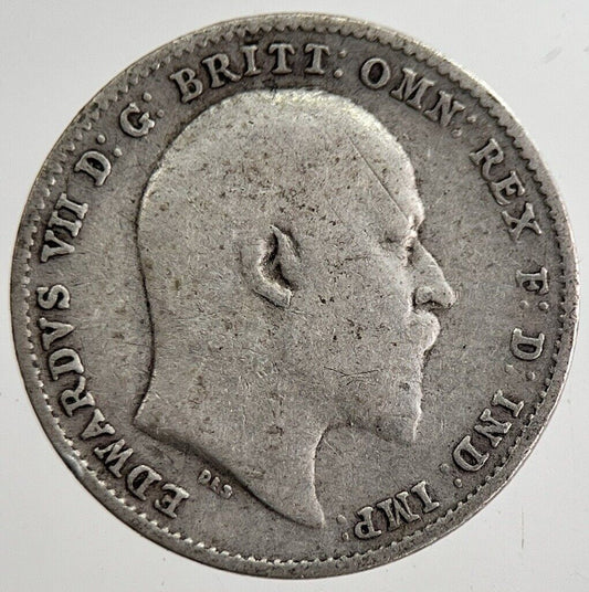 1909 Edward VII Threepence Silver Coin | Collectable Grade | a8880