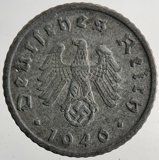 1940 Germany Nazi 5 Pfennig Coin | Very High Grade