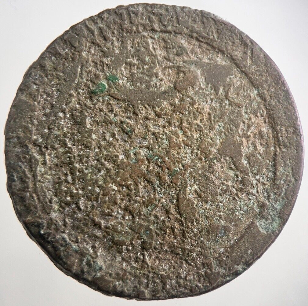 1797 George III 3rd Cartwheel One Penny Coin | Worn Grade | a1077