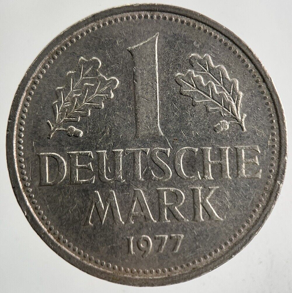 1977 - F Germany 1 Mark Coin | Fine Collectable Grade