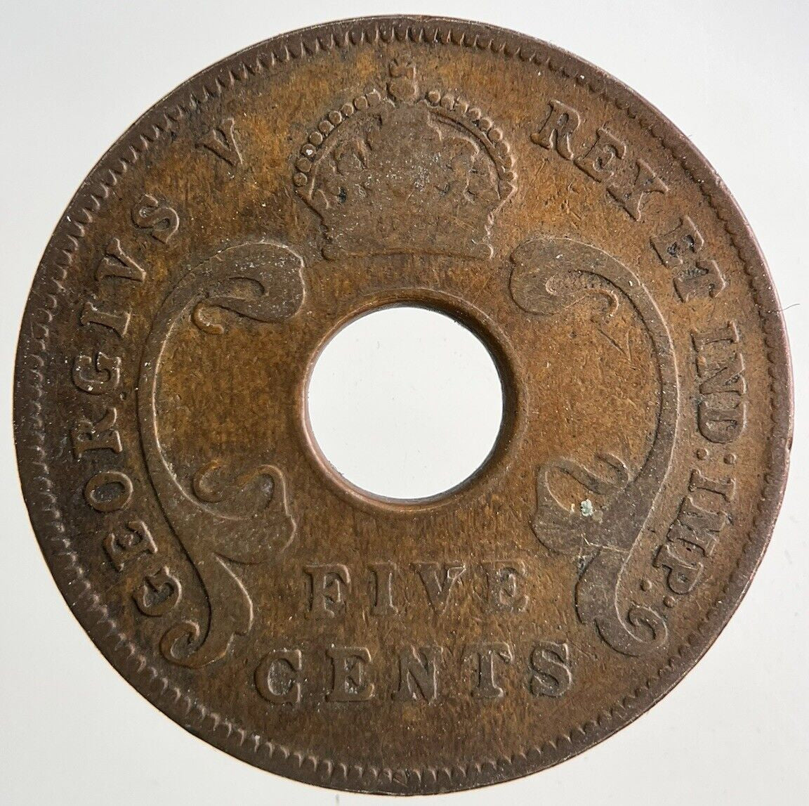 1934 East Africa 5 Cents Coin | Collectable Grade