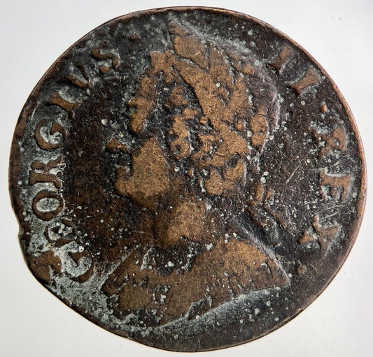 1755 George II 2nd Half-Penny Coin | Collectable Grade
