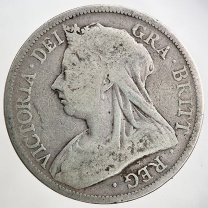 1893 Victoria Half - Crown Silver Coin | Collectable Grade