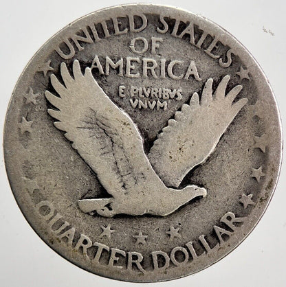 1927 US USA Standing Liberty Quarter Silver Coin | Collectable Grade | a6028