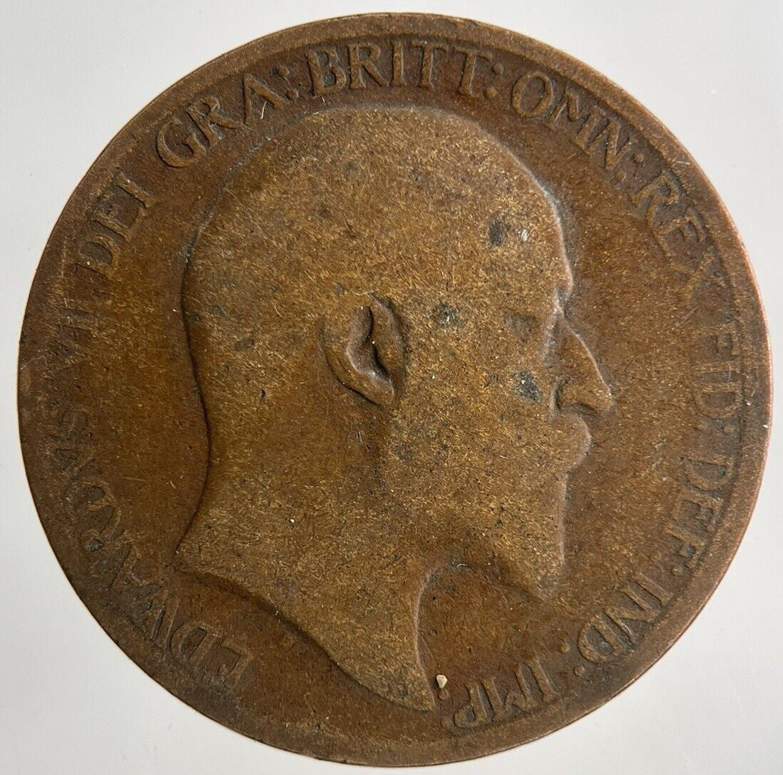1908 Edward VII Half-Penny Coin | Collectable Grade