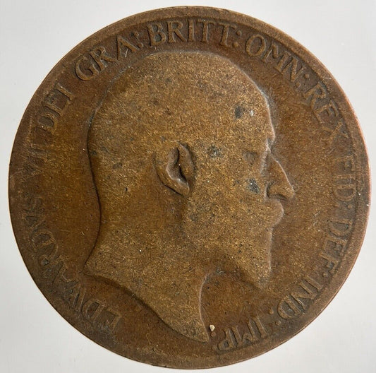 1908 Edward VII Half-Penny Coin | Collectable Grade