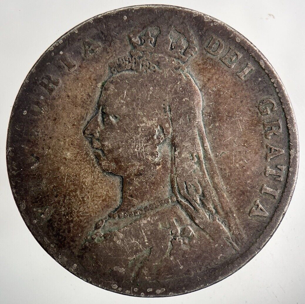 1891 Victoria Half - Crown Silver Coin | Collectable Grade