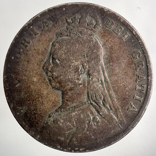 1891 Victoria Half - Crown Silver Coin | Collectable Grade