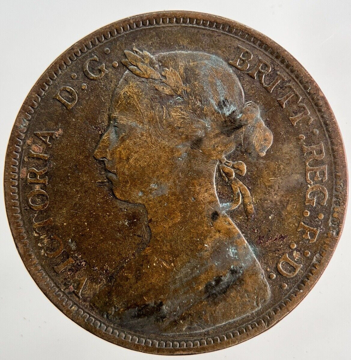 1882 - H Victoria Half - Penny Coin | Fine Collectable Grade