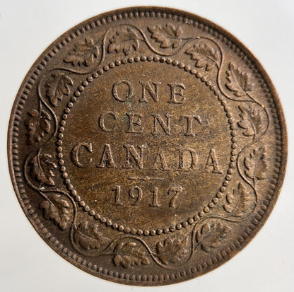 1917 Canada 1 One Cent Coin | Very High Grade
