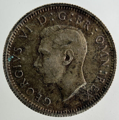 1946 George VI Sixpence Silver Coin | Very High Grade