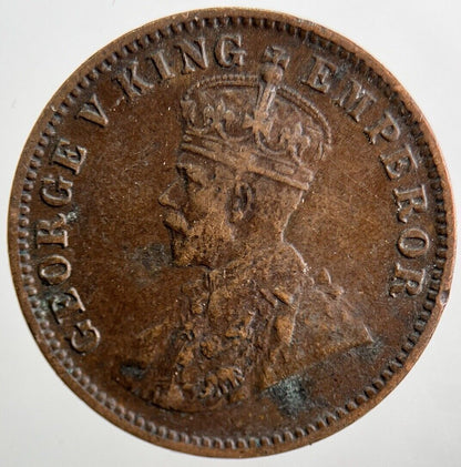 1918 India 1/4 One Quarter Anna Coin | Fine Collectable Grade | a3368