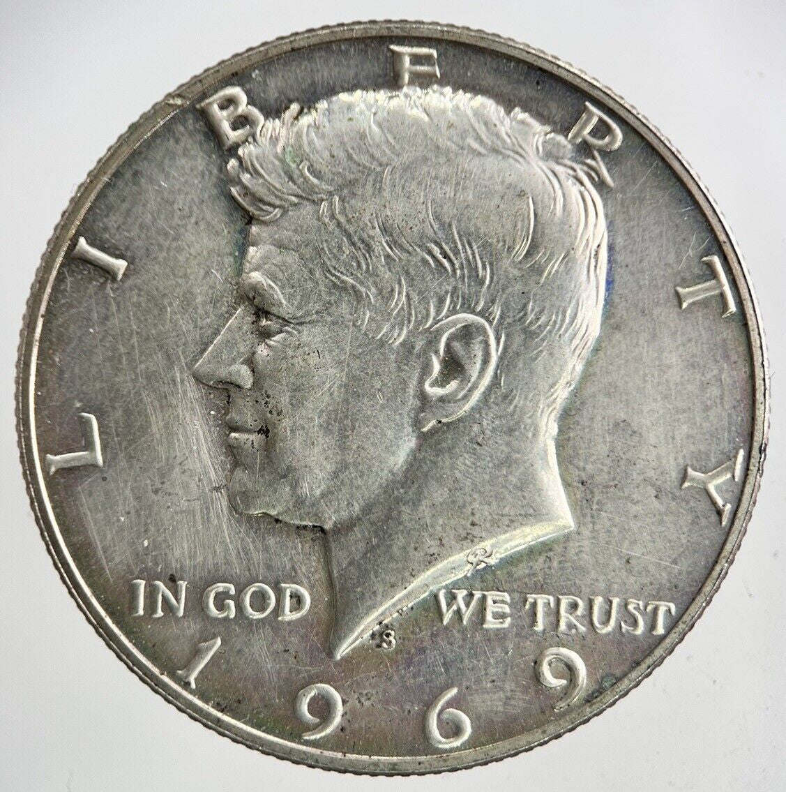 1969 - S US USA Quarter Dollar Silver Coin | Fine Collectable Grade