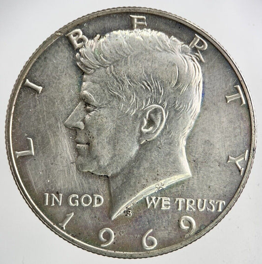 1969 - S US USA Quarter Dollar Silver Coin | Fine Collectable Grade
