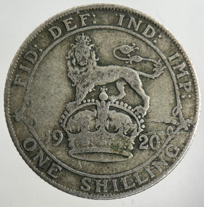 1920 George V Shilling Silver Coin | Collectable Grade