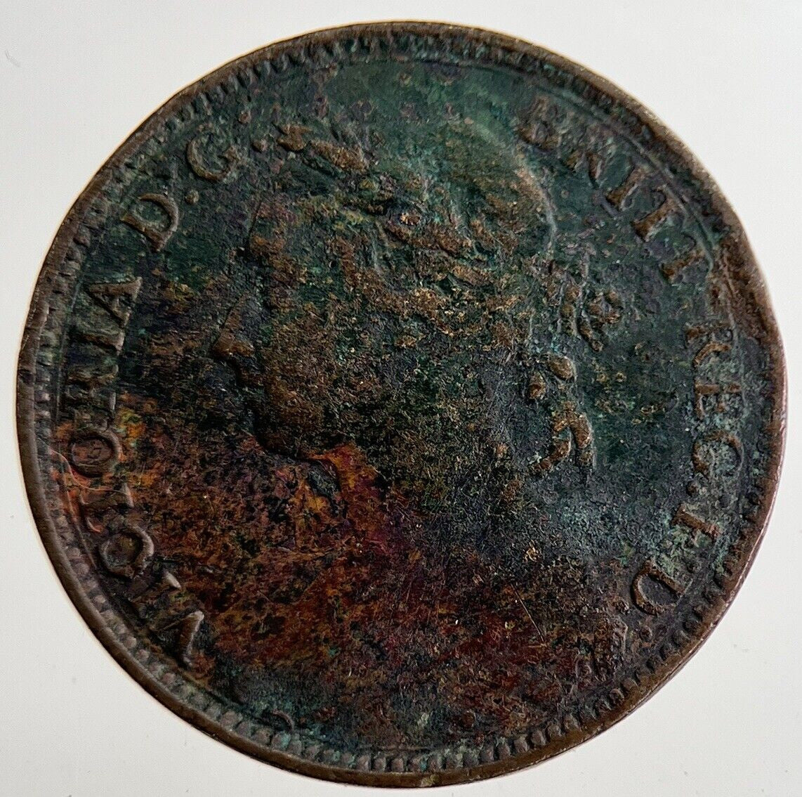 1886 Victoria Farthing Coin | Fine Collectable Grade | a8891