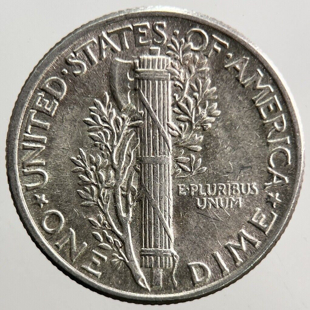 1944 US USA Mercury Dime Silver Coin | Very High Grade | a3736