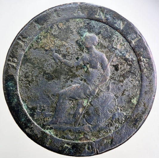 1797 George III 3rd Cartwheel Penny Coin | Fine Collectable Grade | a597