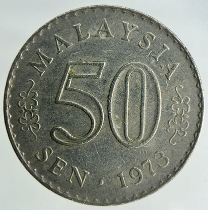 1973 Malaysia 20 Sen Coin | Fine Collectable Grade
