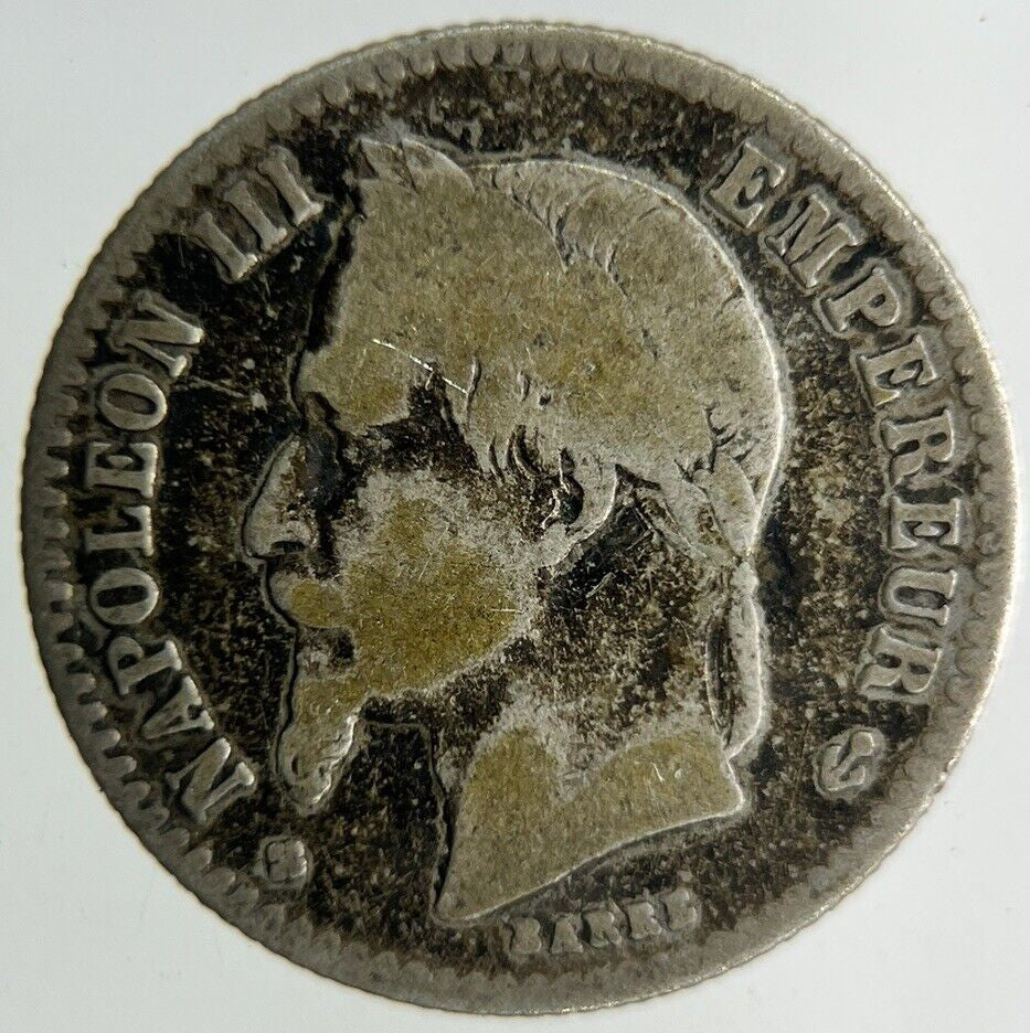 1869 France 50 Centimes Silver Coin | Collectable Grade